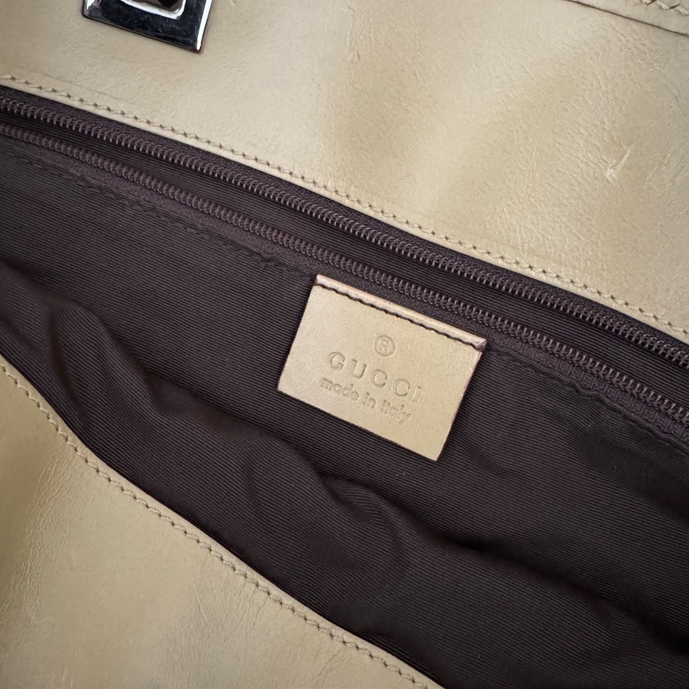 Gucci Brown and Tan Monogram Tote - Picture 2 of 5